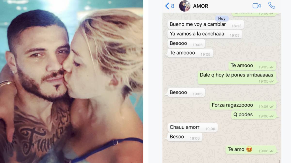 La predicción de Wanda Nara sobre el doblete de Icardi. Foto: redes sociales