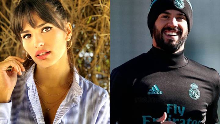 Sara Sálamo e Isco en dos fotografías de Instagram.