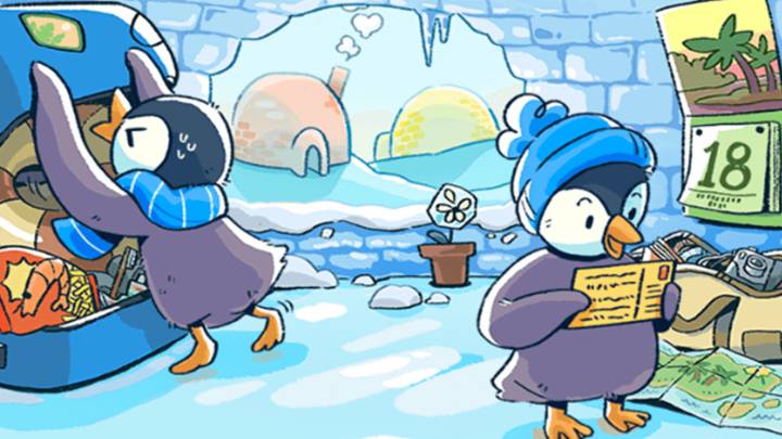 Imagen del doodle de Google para las fiestas navideñas.