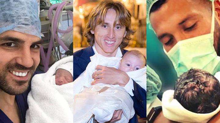 Cesc, Modric y Garay fueron padres en 2017.
