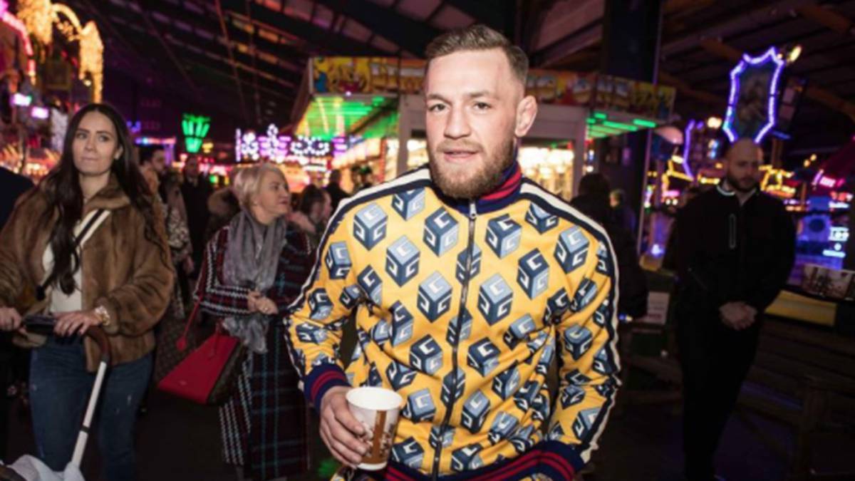 Conor McGregor en el parque de atracciones de Dublín 'Winter Funderland'. Foto Instagram @thenotoriousmma
