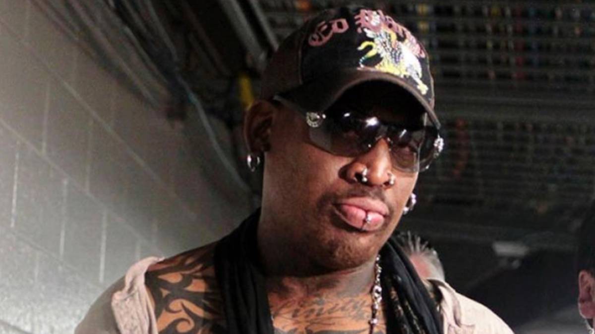 Dennis Rodman, el exjugador de la NBA. Foto Instagram