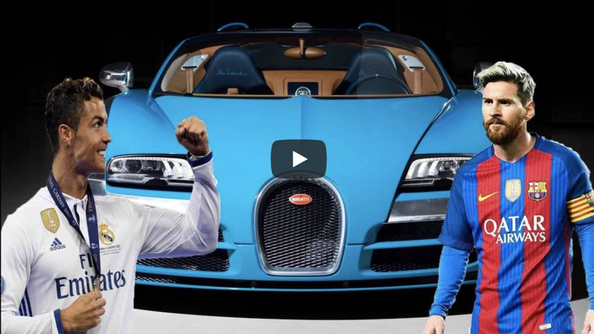 Messi vs Cristiano: el vídeo que comparara los coches de los dos jugadores. Imagen: YouTube