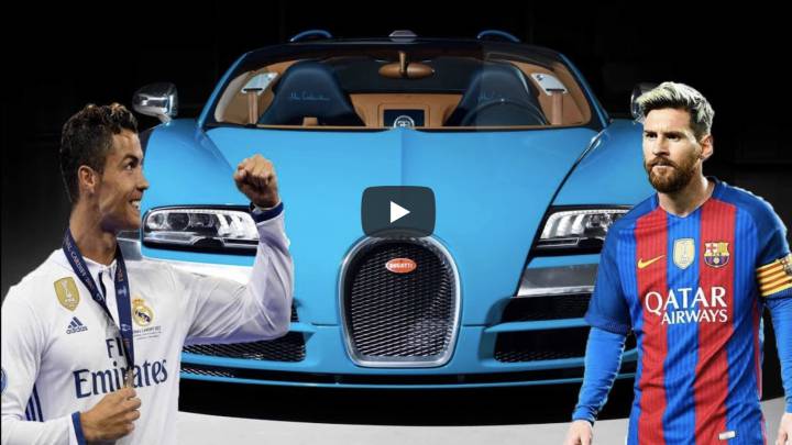 Messi vs Cristiano: el vídeo que comparara los coches de los dos jugadores. Imagen: YouTube