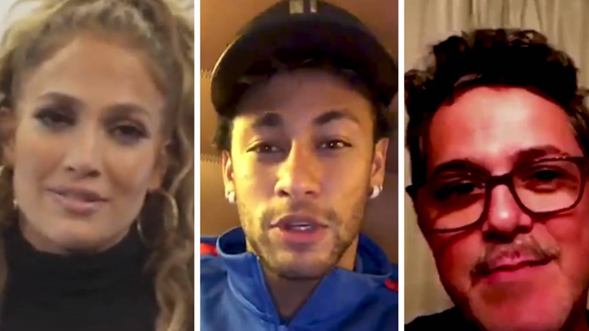 Imágenes de Jennifer Lopez, Neymar y Alejandro Sanz en el vídeo de bienvenida del nuevo equipo de David Beckham de la MLS en Miami