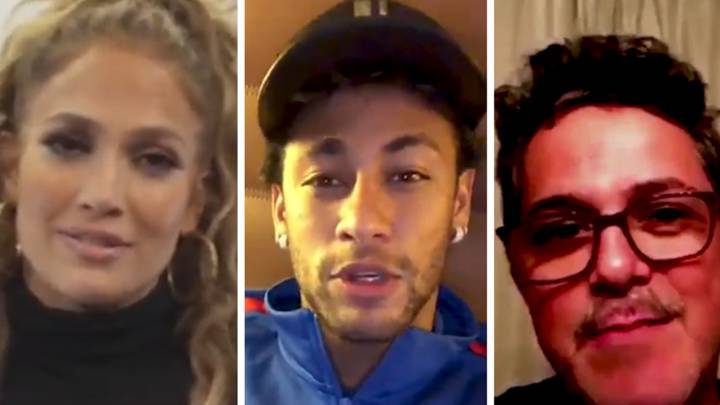 Imágenes de Jennifer Lopez, Neymar y Alejandro Sanz en el vídeo de bienvenida del nuevo equipo de David Beckham de la MLS en Miami