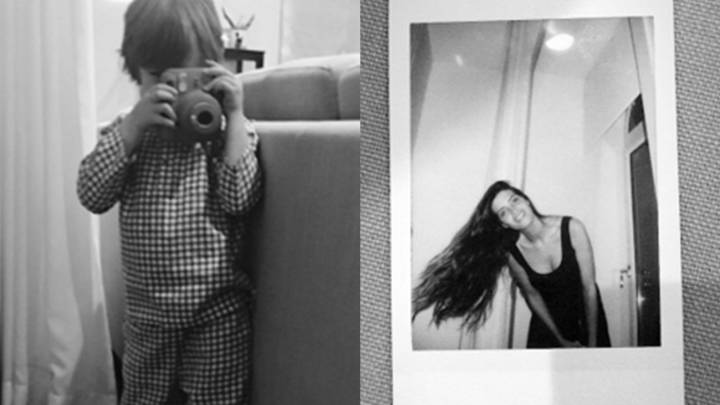 Sara Carbonero, fotografiada por su hijo Martín en su cumpleaños
