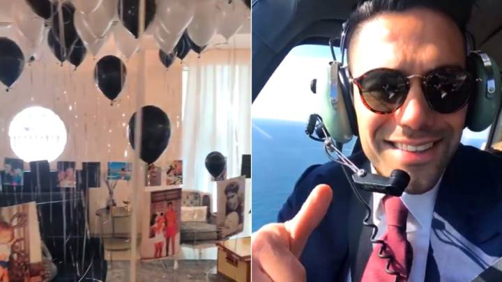Falcao vive un 32 cumpleaños de altura y con sorpresa