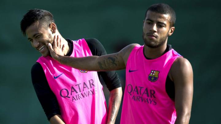 Neymar vacila a Rafinha por su cumple: "Parabens princesa"