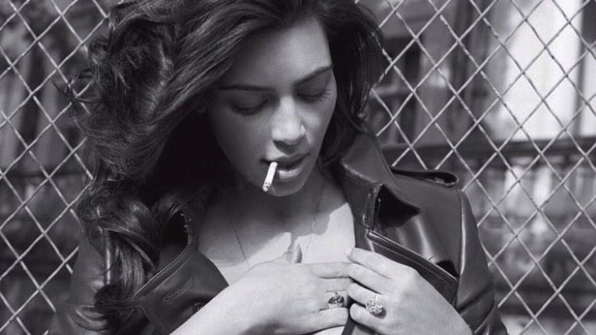 Kim Kardashian irreconocible en una foto a los 17 años. Foto: Instagram