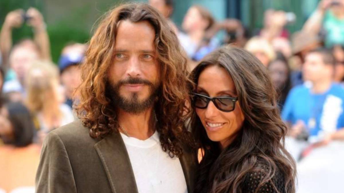 Chris Cornell con su mujer, Vicky Cornell. Foto Facebook
