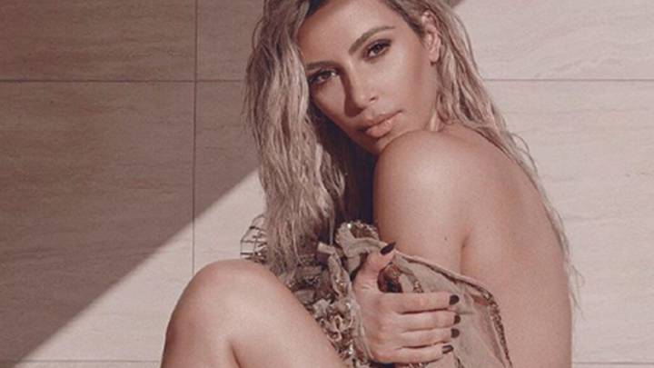 Kim Kardashian en una fotografía de Instagram.