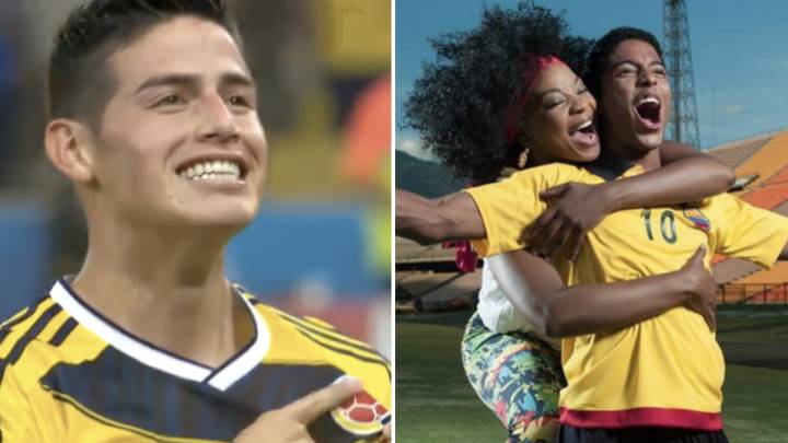 'La mamá del diez' la serie que ha generado polémica en torno a James. Foto: redes sociales