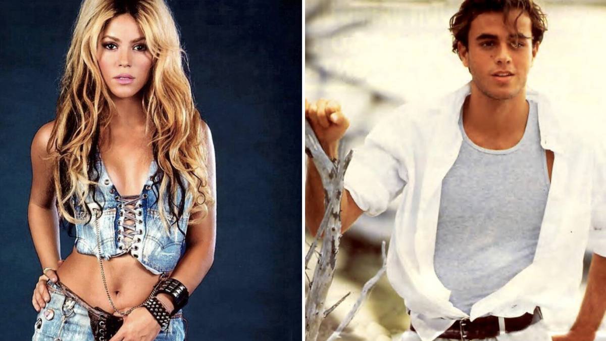 Shakira y Enrique Iglesias: la foto inédita de 1997 que se ha hecho viral. Foto: Instagram