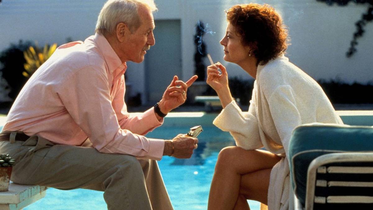 Paul Newman y Susan Sarandon en Al caer el sol.
