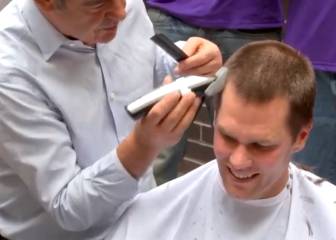 Tom Brady se 'pela' para luchar contra el cáncer
