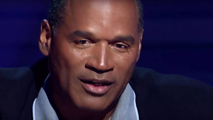 O.J. Simpson en la entrevista realizada por FOX hace 12 años.