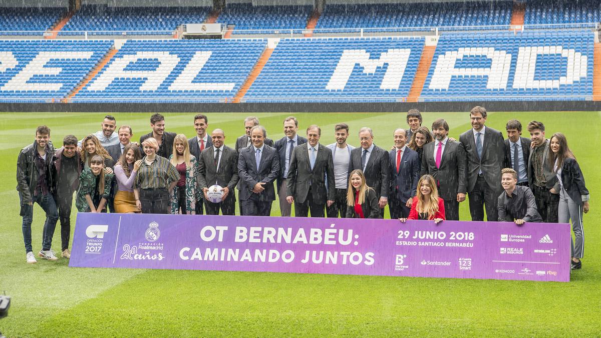OT presentó en el Bernabéu su concierto benéfico