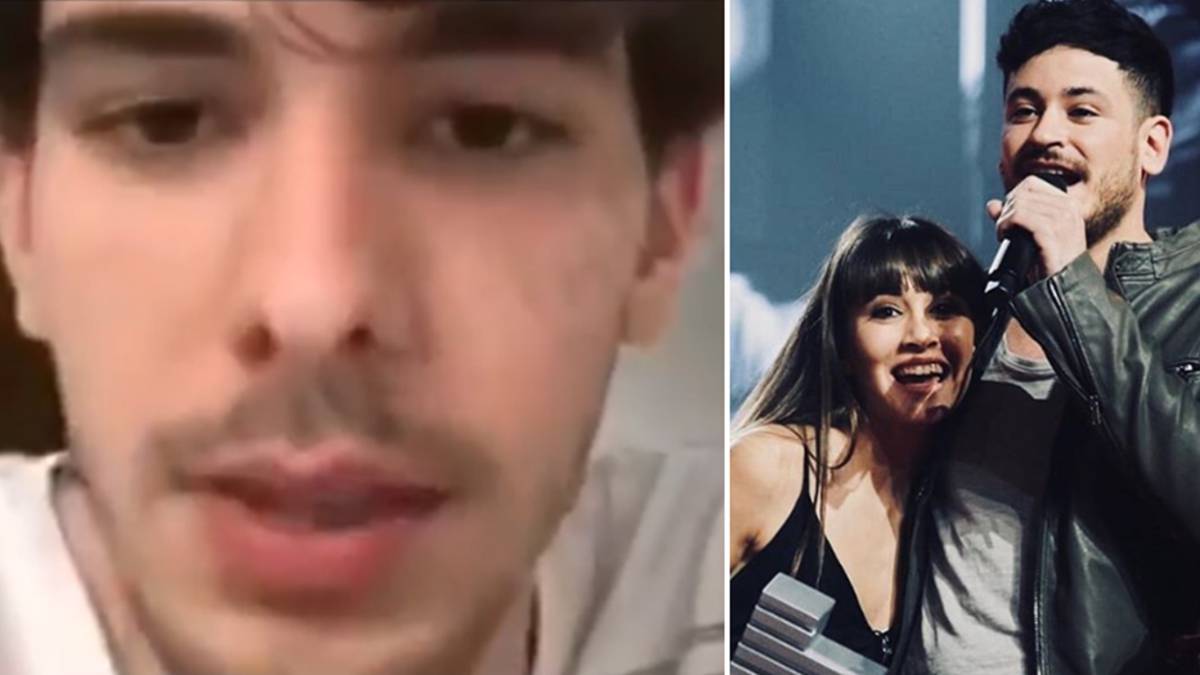 Imágenes de Vicente Rodríguez y de Aitana Ocaña y Luis Cepeda en una gala de OT2017