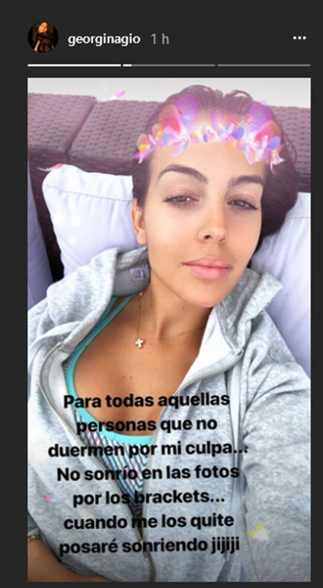 Georgina aclara por qué no sonríe en las fotos durante su escapada con Cristiano.