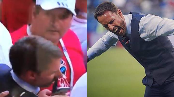 Gareth Southgate se encuentra con su doble en cuartos de final