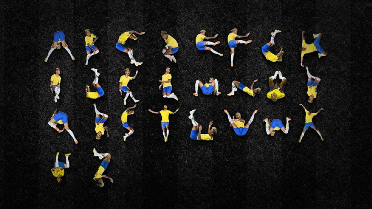 Crearon un alfabeto inspirado en las caídas de Neymar Crearon un alfabeto inspirado en las caídas de Neymar
