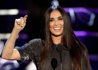 Demi Moore se ríe de su matrimonio con Bruce Willis estando él delante