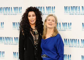 Meryl Streep y Cher se besan en el estreno de Mamma Mía 2