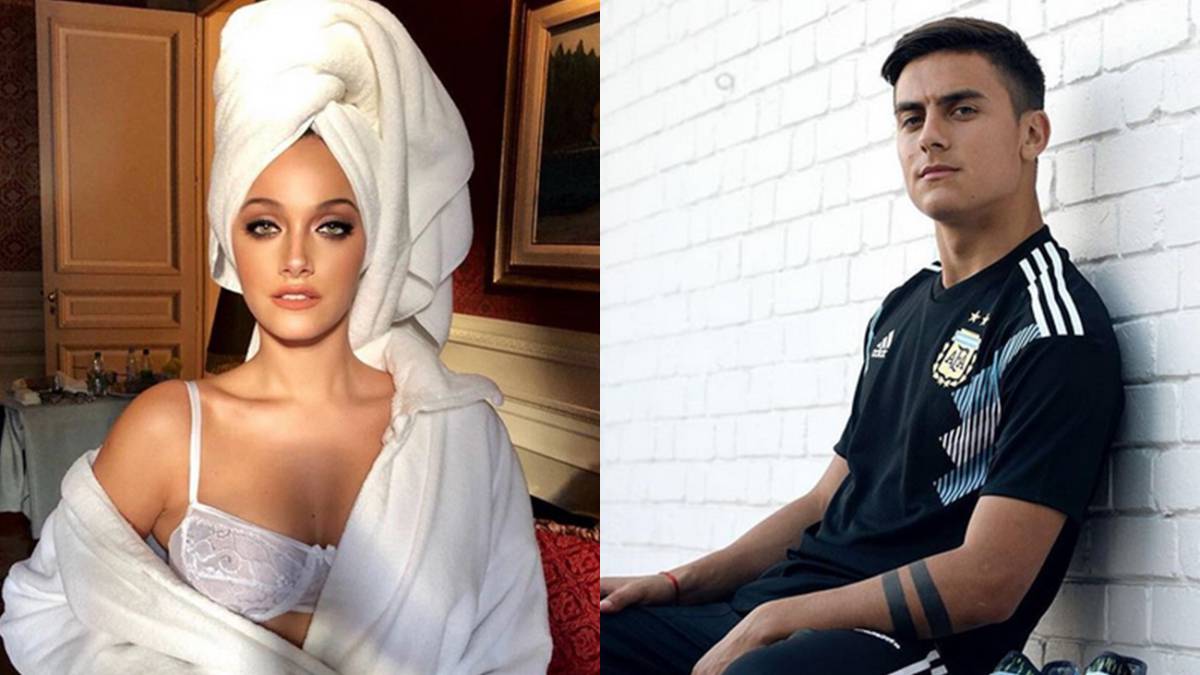Primera foto oficial de Dybala y Oriana: mimos y trago verde