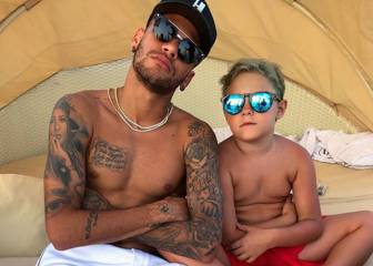 La emotiva sorpresa a Neymar de su hijo