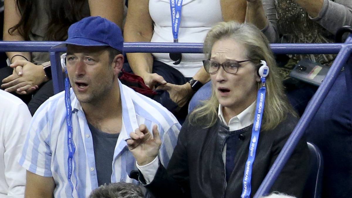 La actriz Meryl Streep durante la final del US Open 2018 entre Novak Djokovic y Juan Martín del Potro. FOTO: Jean Catuffe/GC Images