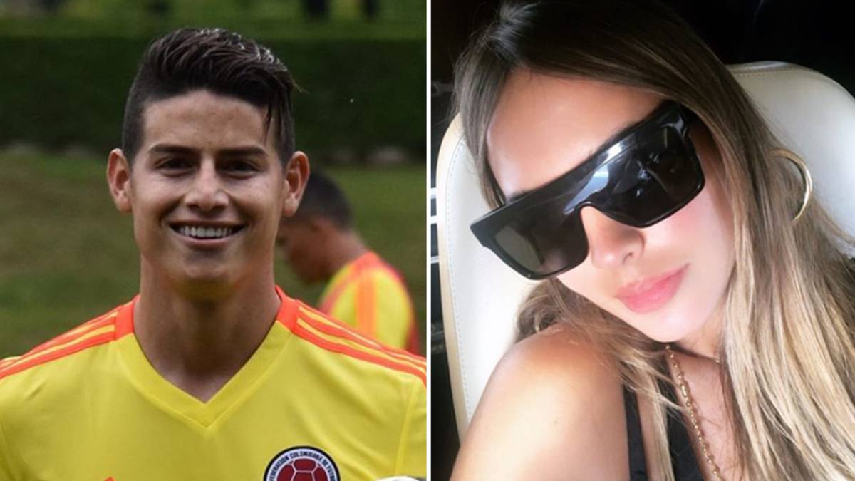 Imágenes del futbolista colombiano James Rodríguez y de la modelo venezolana Shannon de Lima. Fotos Instagram