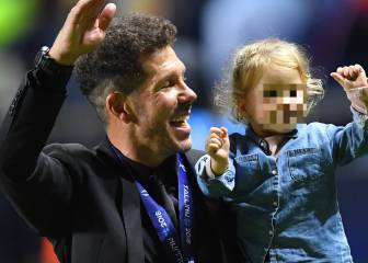 Simeone disfrutó del cumpleaños de su hija en la previa del derbi