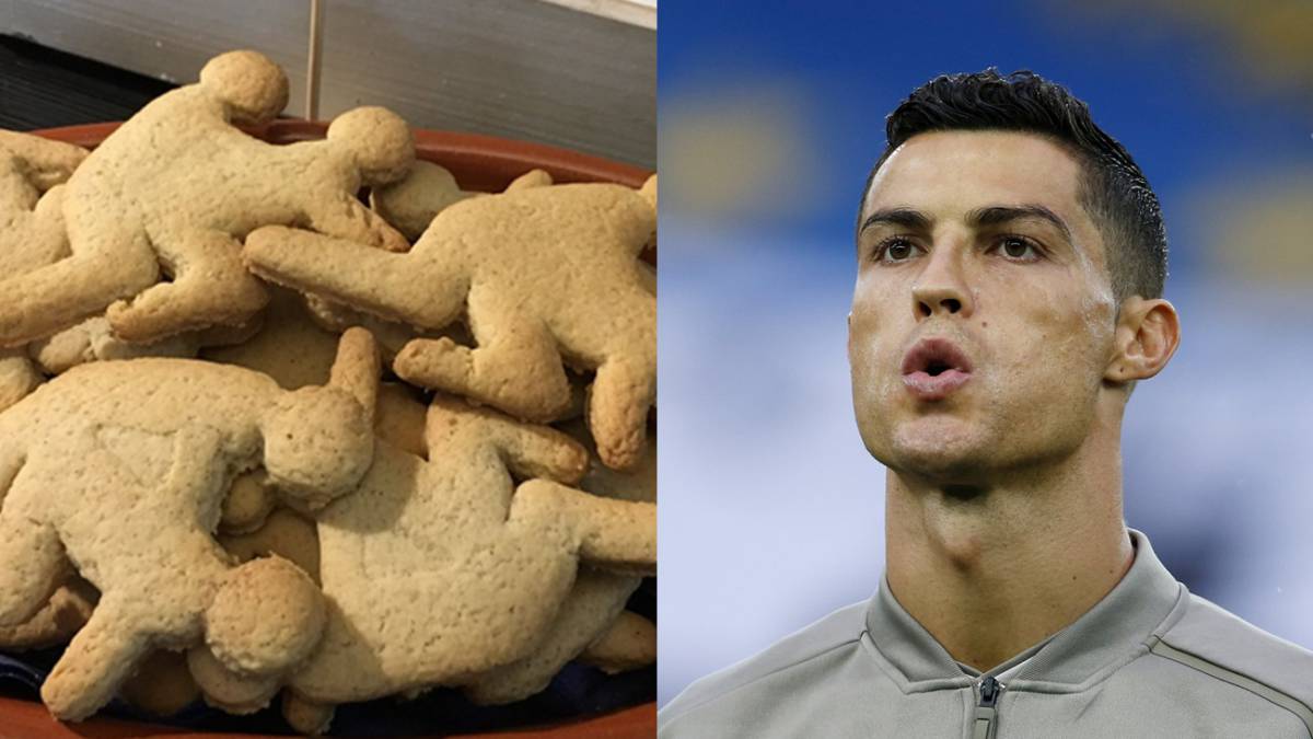 Una cafetería la lía con las ‘galletas de Cristiano’, dos figuras teniendo sexo