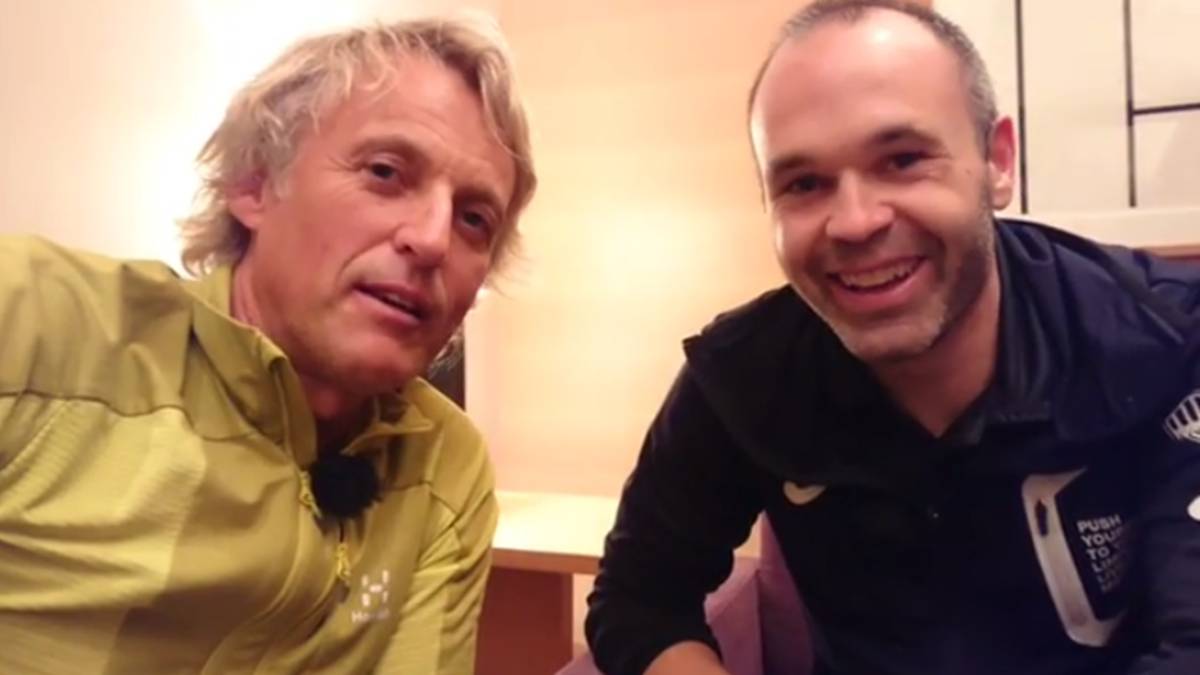 Jesús Calleja y Andrés Iniesta anunciando que van a irse de aventura juntos para un nuevo programa de "Planeta Calleja". Captura Instagram @jesuscallejatv