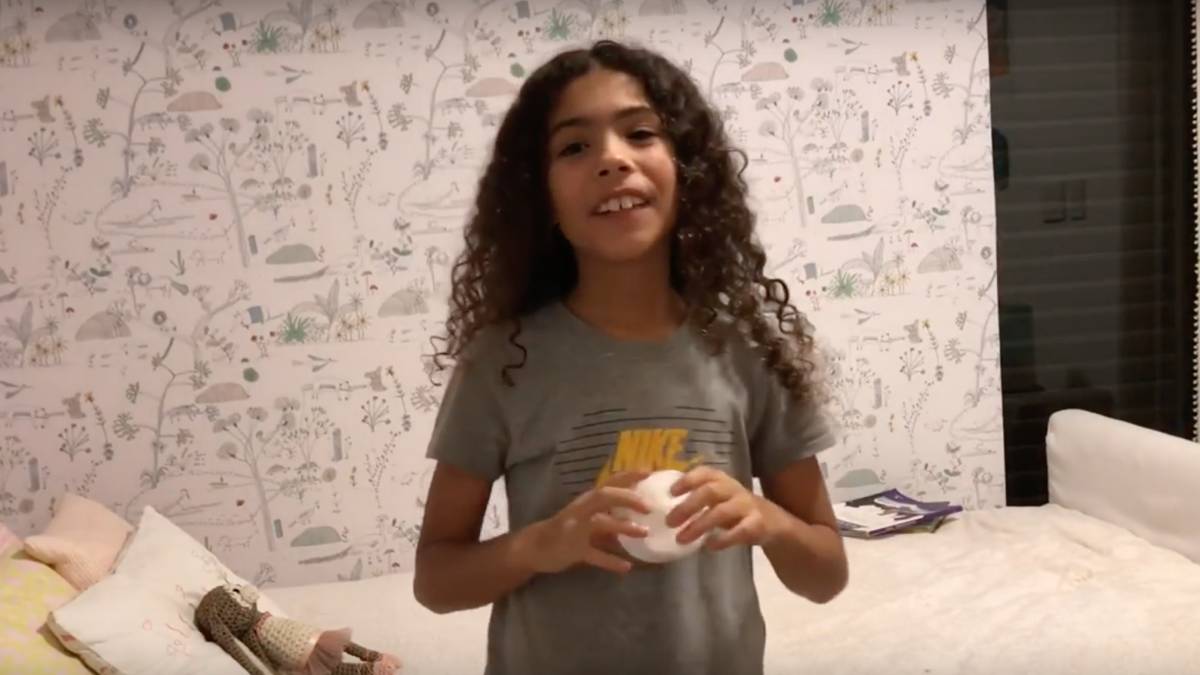 Maria Sophia Nazario, hija de Ronaldo, convertida en Youtuber.