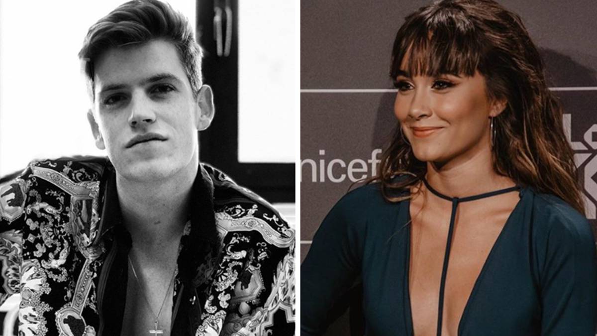 Imágenes del actor Miguel Bernardeau y de la cantante y triunfita Aitana Ocaña. Fotos Instagram