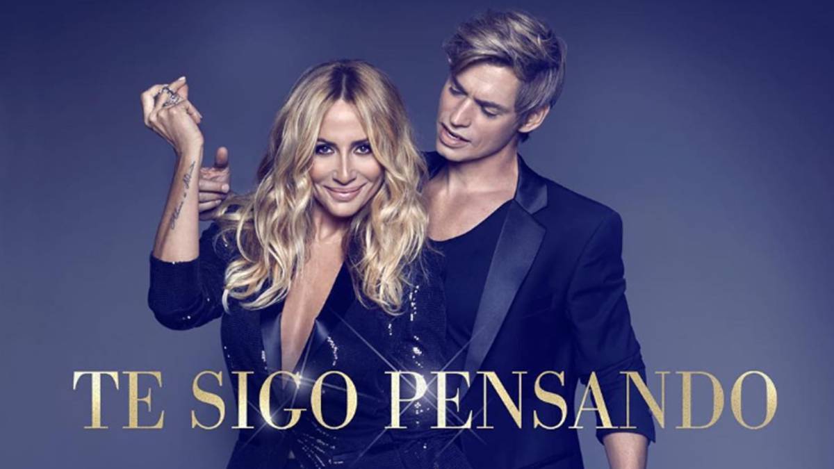 Marta Sánchez y Carlos Baute en la portada de su segundo single: "Te sigo pensando". Foto Instagram @martisimasanchez