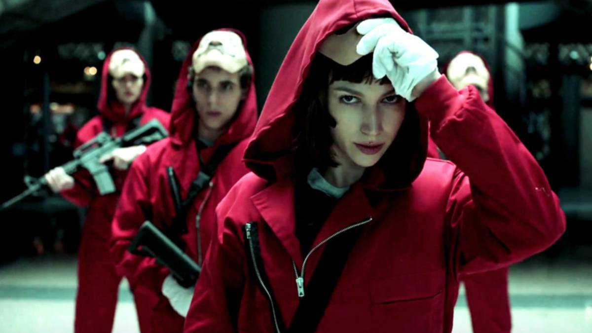 Úrsula Corberó en La casa de papel.