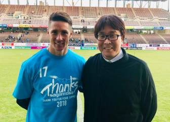 Fernando Torres conoce al creador de Oliver y Benji