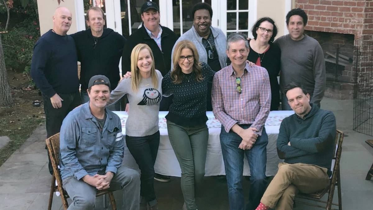 Parte de los protagonistas de The Office reunidos cinco años después del final de la serie.