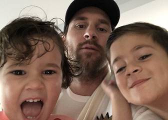 Leo Messi se olvida del Balón de Oro en compañía de sus hijos