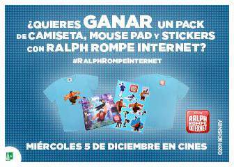 Gana un pack de camiseta, mouse pad y stickers de la película