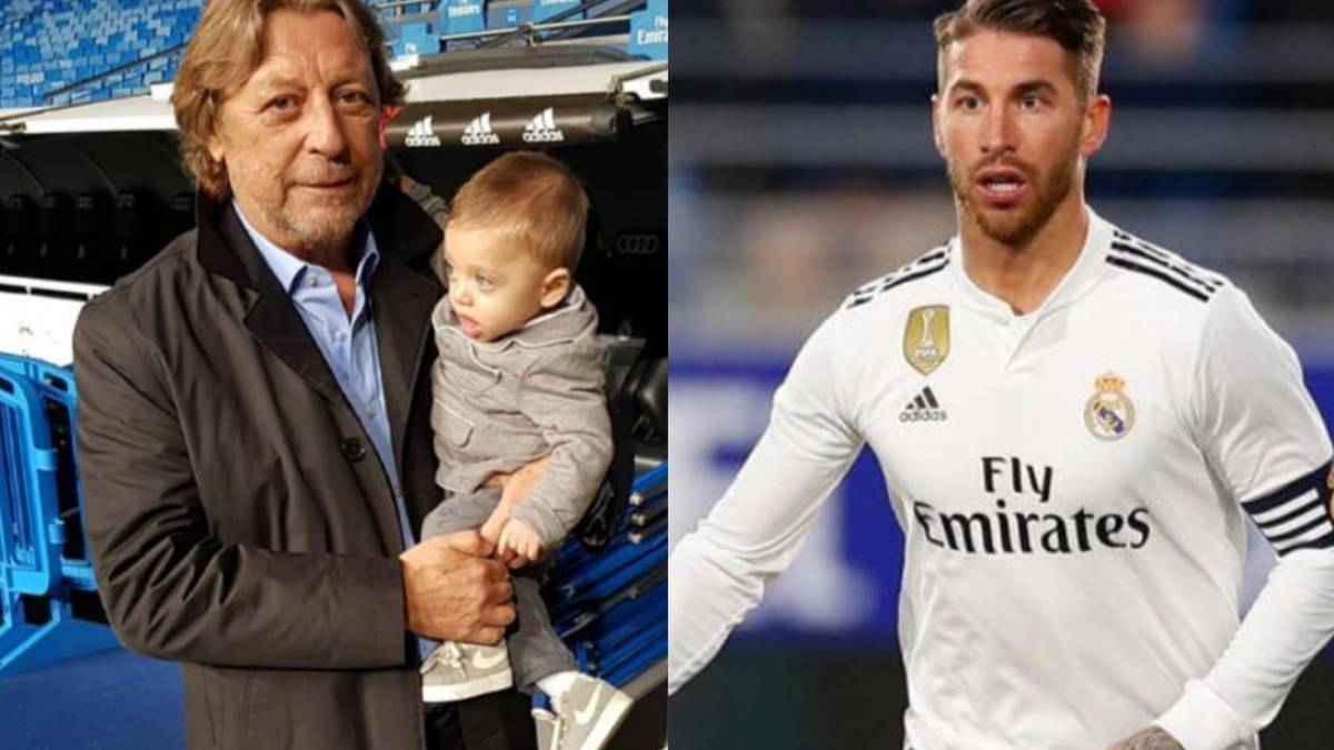 Sergio Ramos y José María Ramos, padre del futbolista.