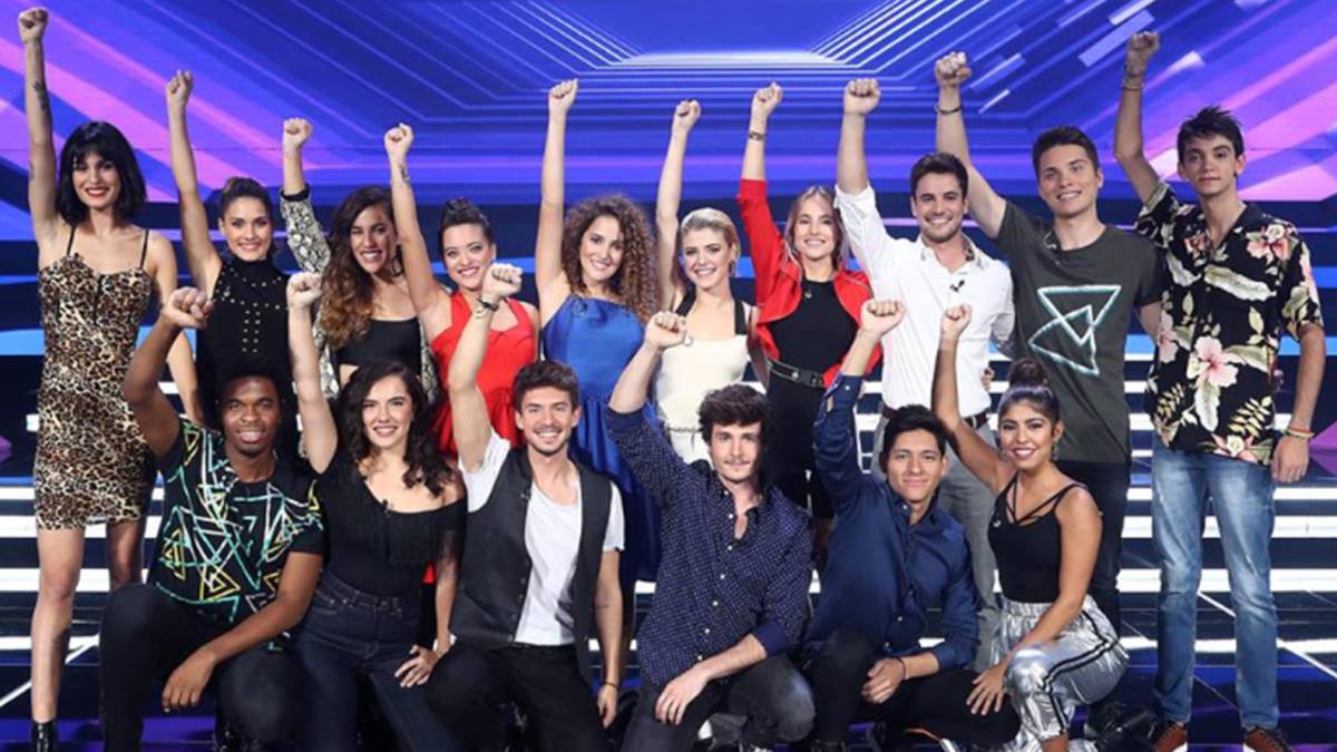 Los 16 concursantes de Operación Triunfo 2018. Foto Facebook
