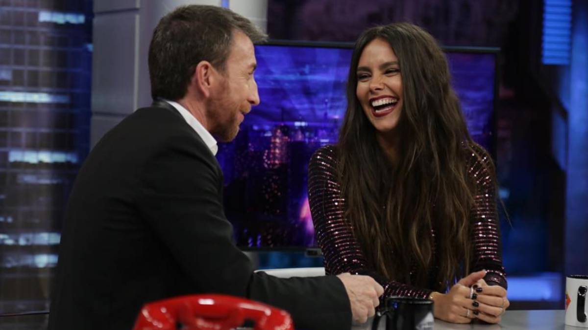 Cristina Pedroche con Pablo Motos en 'El Hormiguero' el 12 de diciembre de 2018. Foto Instagram @elhormiguero