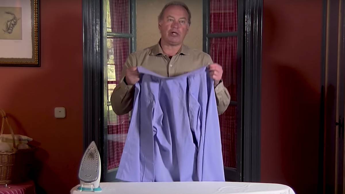 Bertín Osborne se estrena como youtuber enseñando a planchar