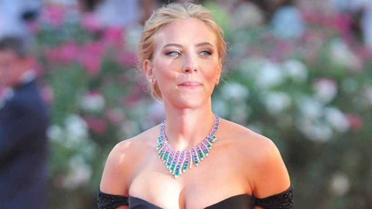 La actriz Scarlett Johansson en un evento. Foto Facebook