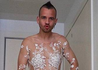 Dabiz Muñoz se pone el vestido de Pedroche, otra vez :