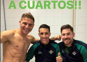 Joaquín celebra el pase a cuartos lanzando una pulla a Tello y Javi García